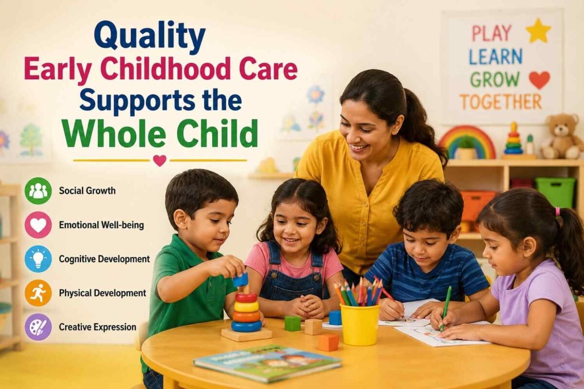 Quality Early Childhood Care Supports the Whole Child -Pastels Preschool and Daycare